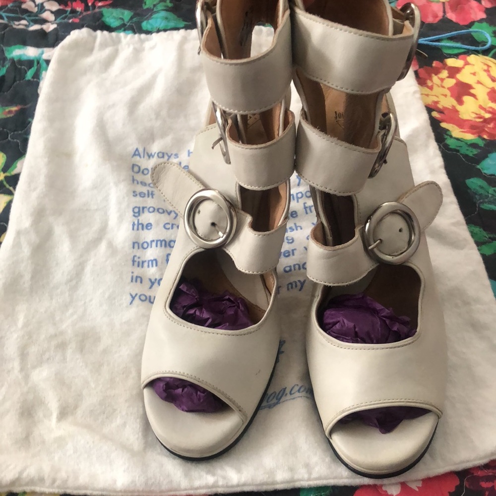 Vintage John Fluevog rare high heel shoes retro - Picture 9 of 16